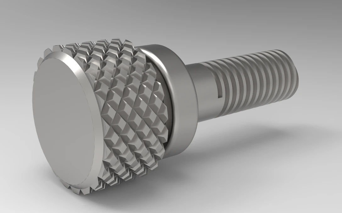 knurling screw 3D Model .c4d .max .obj .3ds .fbx .stl .blend 