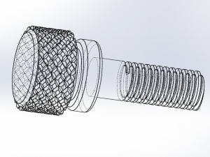 knurling screw 3D Модель