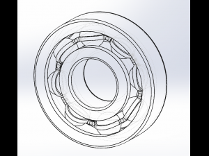 ball bearing 3D Модель