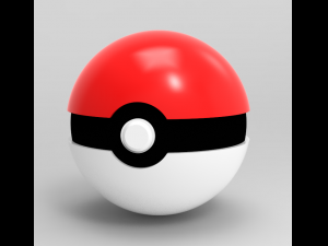pokemon ball 3D Model