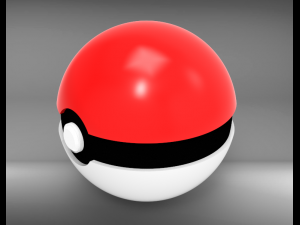 pokemon ball 3D 模型