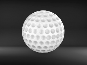 golf ball Modelo 3D