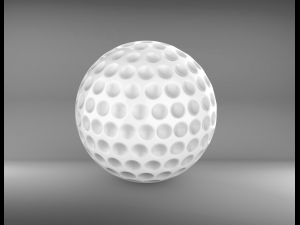 golf ball Modelo 3D