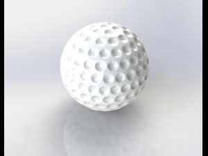 golf ball 3D 모델