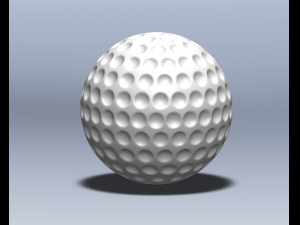 golf ball Modelo 3D