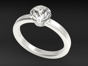diamond ring 3D Model