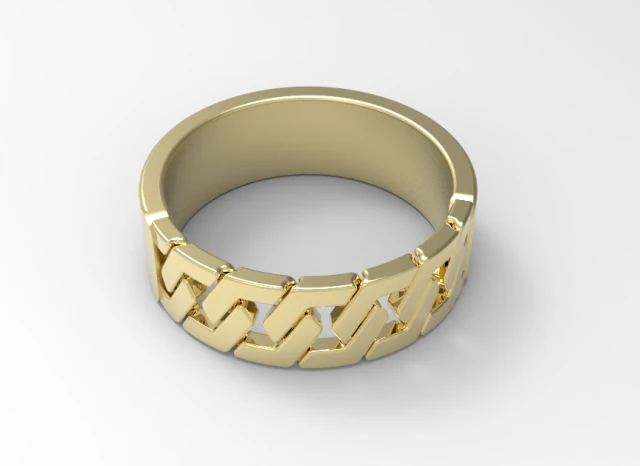 체인 링 3D 모델 .c4d .max .obj .3ds .fbx .stl .blend 