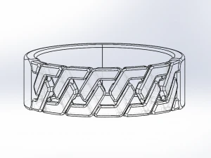 체인 링 3D 모델