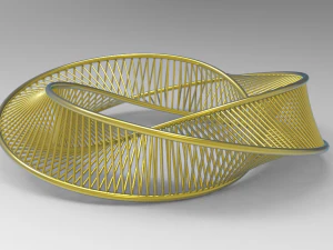 Mobius-Armband 3D Modell