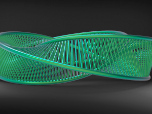 mobius bracelet 3D 모델