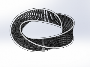 mobius bracelet 3D 모델