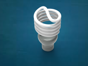 compact fluorescent lamp Modelo 3D