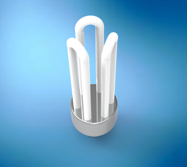 fluorescent bulb Modèle 3D .c4d .max .obj .3ds .fbx .stl .blend 