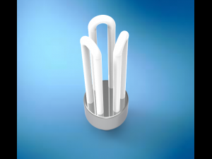 fluorescent bulb 3D Model