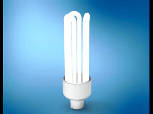fluorescent bulb 3D Model