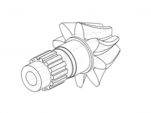 helical bevel gear Model 3D