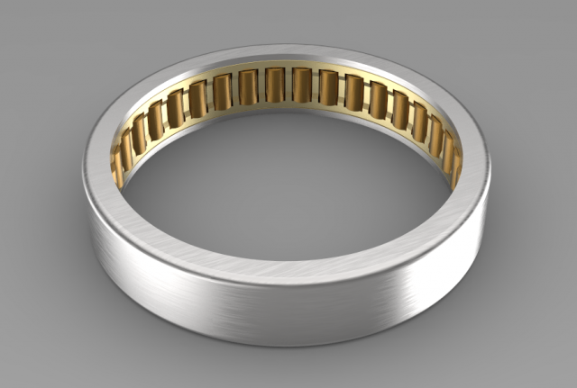 needle roller ball bearing 3D Модель .c4d .max .obj .3ds .fbx .stl .blend 