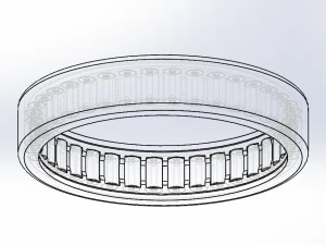 needle roller ball bearing 3D Model