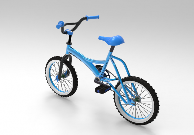 bicycle 3D Model .c4d .max .obj .3ds .fbx .stl .blend