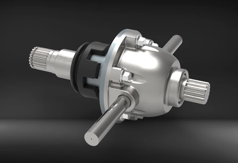 differential gearbox 3D Model .c4d .max .obj .3ds .fbx .stl .blend 