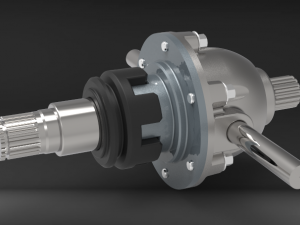 differential gearbox 3D-Modell