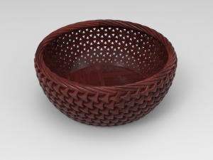 fruit basket 3D Model