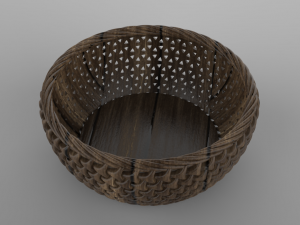 fruit basket 3D 模型