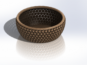 fruit basket 3D 模型
