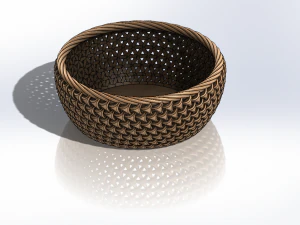 fruit basket 3D Model