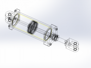 hydraulic cylinder Modelo 3D