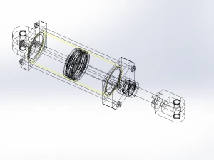 hydraulic cylinder 3D Model