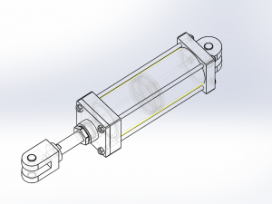 hydraulic cylinder Modelo 3D