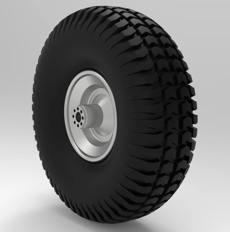 truck wheel 3D Model .c4d .max .obj .3ds .fbx .stl .blend 