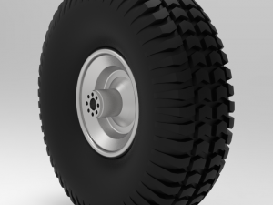 truck wheel 3D Model
