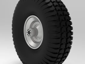 트럭 바퀴 3D 모델