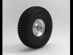 truck wheel 3D Model