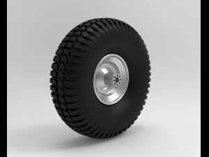 truck wheel 3D Model