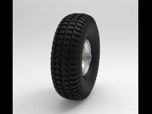 truck wheel 3D Model