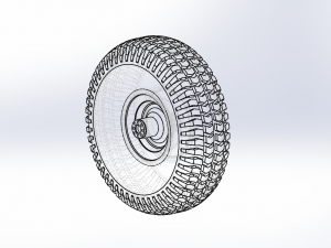 truck wheel 3D Model