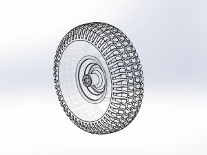 truck wheel 3D Model