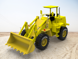 wheel loader 3D Model