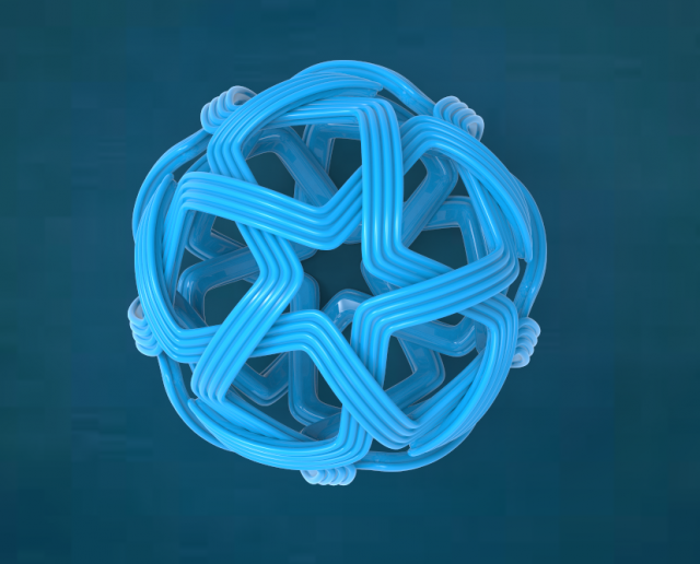woven ball Model 3D .c4d .max .obj .3ds .fbx .stl .blend 