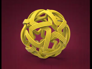 плетеный мяч 3D Модель