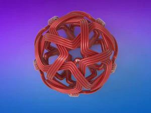 плетеный мяч 3D Модель