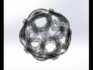 woven ball Model 3D