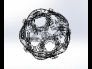 плетеный мяч 3D Модель