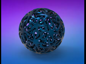 twisty ball Model 3D