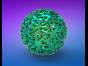 twisty ball Model 3D