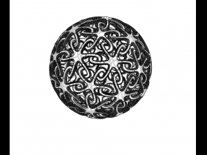 twisty ball Model 3D