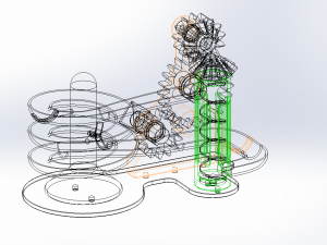 marble toy of gears Model 3D